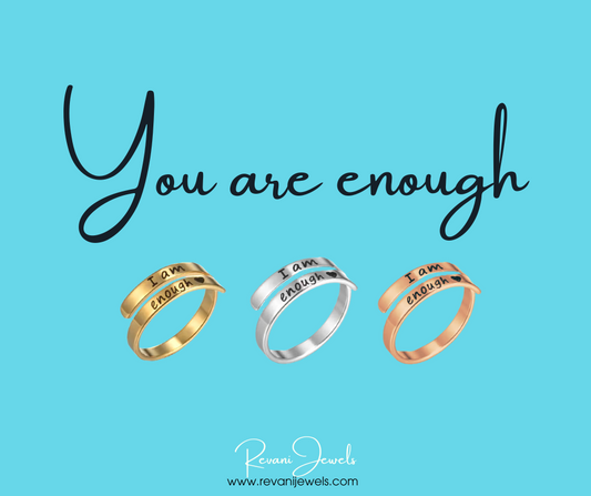 I Am Enough Ring